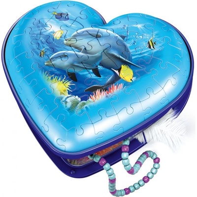 Ravensburger 3D puzzle Srdce podmořský svět 54 ks