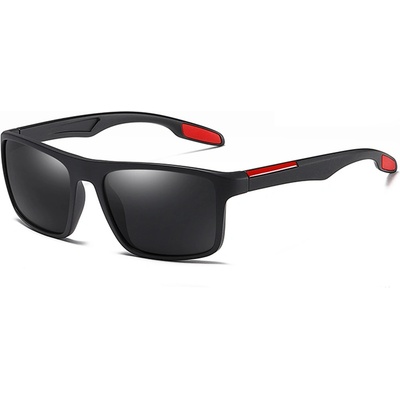 Techsuit Слънчеви очила - Polarized TR90 (MM101) - матово черно / червено