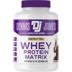 Dennis James Signature Series Whey Protein Matrix | 100% WPC [2000 грама] Неаполитански сладолед