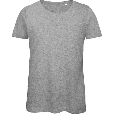 B&C Inspire T /women Dámske tričko Medium Fit z bio bavlny sivá sport