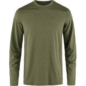 Fjällräven Мъжка спортна тениска Fjällräven Abisko Day Hike L/S Longsleeve - Green - размер XXL (216-6069-0415)