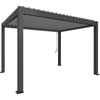 Biohort B449420 4x3 404,5 x 312 cm, tmavosivá metalická/strieborná metalická (lamely)