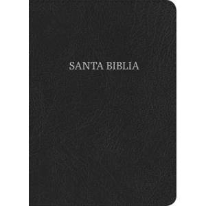 Rvr 1960 Biblia Compacta Letra Grande, Negro Piel Fabricada (ISBN: 9781462791712)