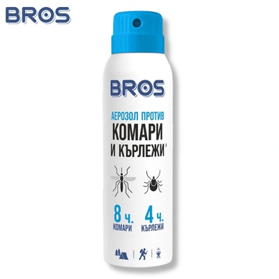 Bros - Полша Bros Спрей СИН за предпазва 8 часа от комари, 4 часа от кърлежи и черни мухи (003-79)