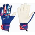 Reusch Детски вратарски ръкавици Reusch Attrakt Gold X NC Junior sharp blue/white/shocking orange