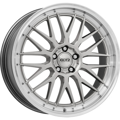 DOTZ Bilbao 8x18 5x100 ET35 blaze silver polished