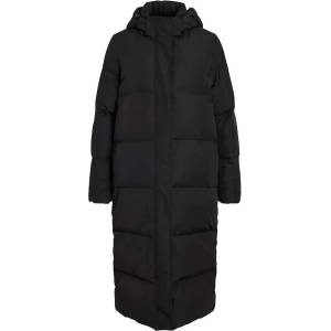 VILA Палто Vila Stari Long Down coat - Black (Black Beauty)