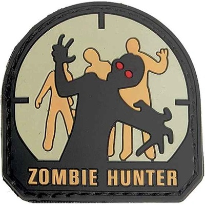 nášivky na suchý zips Zombie Hunter | velcro odznak