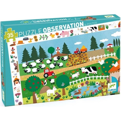 Djeco OBJAVOVACIE FARMA 35 dielov