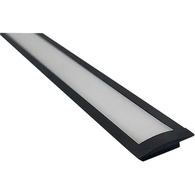 D-iL АЛУМИНИЕВ ПРОФИЛ ЗА led ЛЕНТА ЗА ВГРАЖДАНЕ 3m ЧЕРЕН d-il (3800232863803)
