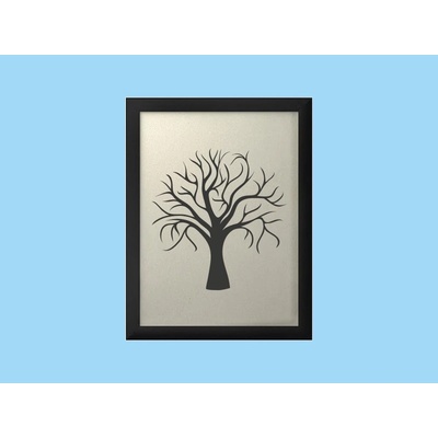 Svatební strom 1 v rámu 33 x 43 cm – Zboží Dáma