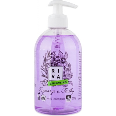 Riva rozmarýn a fialky antibateriální mýdlo 500 ml