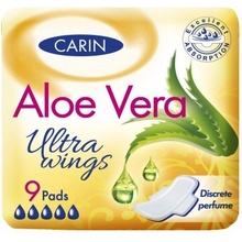 Carin vložky ultra wings aloe vera 9 ks