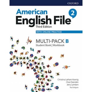 American English File: Level 2: Student Book/Workbook Multi-Pack B with Online Practice | Clive Oxenden, Jerry Lambert, Paul Seligson (ISBN: 9780194906524)