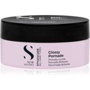 Alfaparf Milano Semi di Lino Style&Care Glossy Pomade оформящ брилянтин за оформяне и моделиране на прическа със силен гланц 100ml