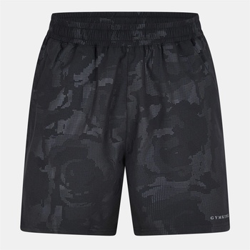 Gym King Къси панталони Gym King Mens Camo Performance Gym Shorts - Black