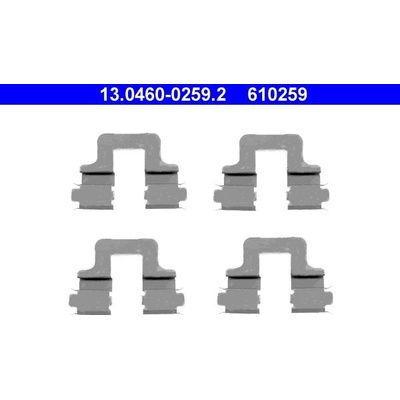 Sada příslušenství, obložení kotoučové brzdy ATE 13.0460-0259 (AT 610259)