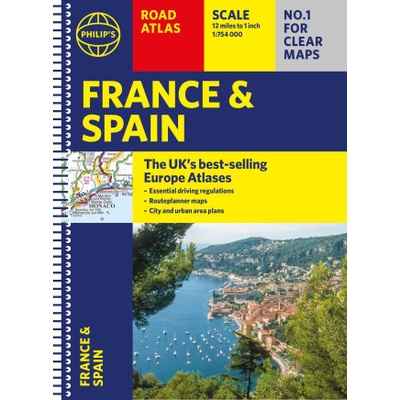 Philip's France and Spain Road Atlas