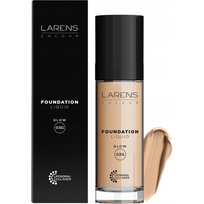 Larens colour liquid Foundation glow dark 03 rozjasňujúci make-up 30 ml