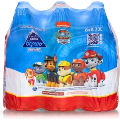 Nera Kritis Paw Patrol minerální voda neperlivá 6 x 330 ml