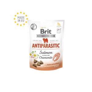 Brit Care Dog Functional Snack Antiparasitic Salmon - антипаразитно лакомство със сьомга и лайка 150 гр