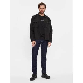 Calvin Klein Prechodná bunda Recycled Light Shirt Jacket K10K107136 Čierna