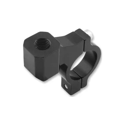 CNC adaptér spätného zrkadla M10/1,25 pravý závit (22,2 mm priemer) (čierny)