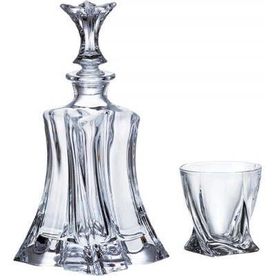 Set na whisky Crystalite Bohemia FLORALE 6+1 510 ml