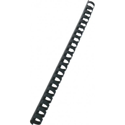 Plastové hrebene GBC 21R 25mm čierne