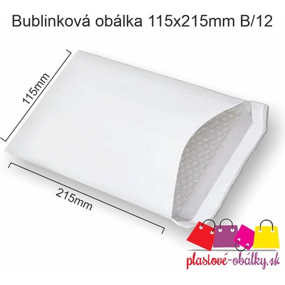 Bublinkové obálky Rozmer: B/12 115 x 215 mm