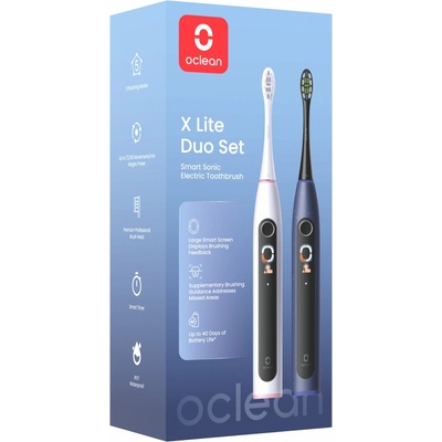 Oclean X Lite Set Duo Dark Blue/Grey – Hledejceny.cz
