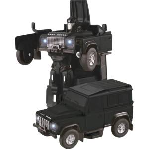 Rastar Метална играчка Rastar - Трансформиращ се робот/Land Rover Defender, 1: 32, черна (Ras62000_Negru)