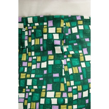 Weekend Max Mara Панталон Weekend Max Mara в зелено с кройка тип цигара, с висока талия 2515131016600 (2515131016600)