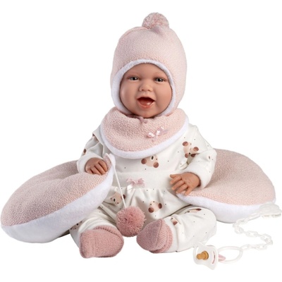 Llorens 74104 NEW BORN realistická bábätko so zvukmi a mäkkým látkovým telom 42