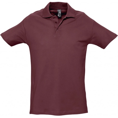 Soľs Spring Ii pánska polokošeľa burgundy