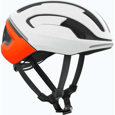 POC Велосипедна каска POC Omne Beacon MIPS hydrogen white/fluorescent orange matt