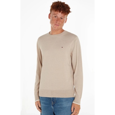 Tommy Hilfiger pánský svetr MW0MW34791 béžový – Zboží Dáma