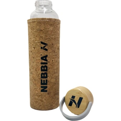 Nebbia Skleněná láhev na vodu 550ml - hnědá