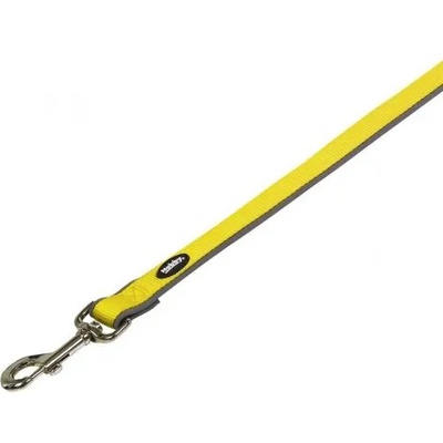 Nobby Повод classic preno nobby, найлон с неопренова подплата, жълт/сив, ширина - 15-20 мм, дължина - 120 см, Германия - 80525-65