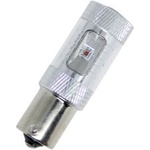 CarMart Диодна крушка ba15s с 6 х 5w cree диода и лупа единична светлина червена