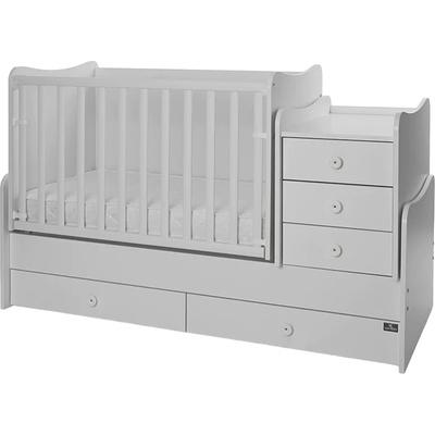 Lorelli Легло Lorelli - Maxi Plus, 3Box, 70 х 160 cm, бяло (10150580024P)