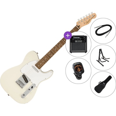 Squier Affinity Series Telecaster LRL WPG SET 2 Olympic White Електрическа китара