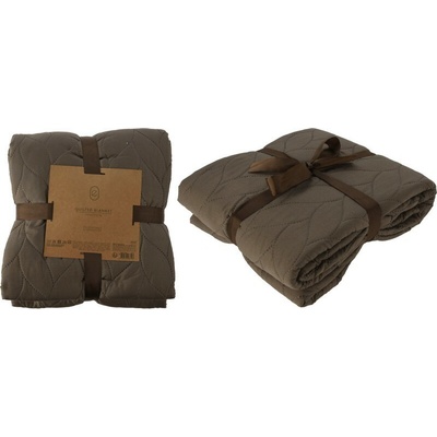 HOMESTYLING Deka prešívaná PREMIUM hnedá KO-HZ1011970 200x220