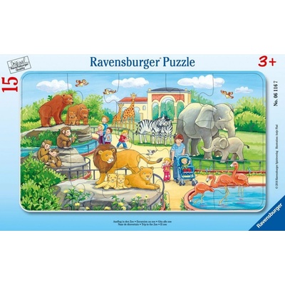 Ravensburger Cadre Voyage au Zoo 15 dielov