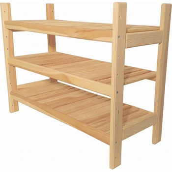 Krušnohorský nábytek Dřevěný modulový regál 3PM4 60 x 50 x 33 cm borovice