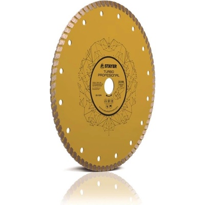 STAYER Kotouč diamantový TURBO PROFESIONAL, Ø 230 x 22,2 x 7 mm, STAYER
