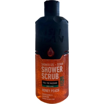 NishMan Exfoliating Shower Gel Honey Peach 480 ml
