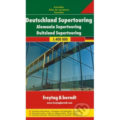 Německo Supertouring autoatlas 1:400 000