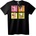 NOONEBRAND Тениска Стимпи 4 Панела - XS, Black