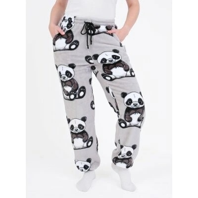 MKLozkoviny.sk Mikroplyšové nohavice Panda